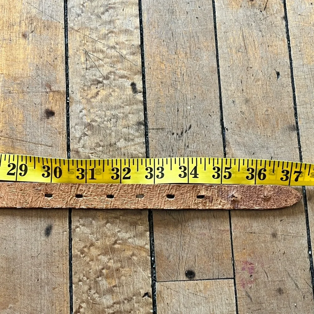 Genuine Ostrich leather belt